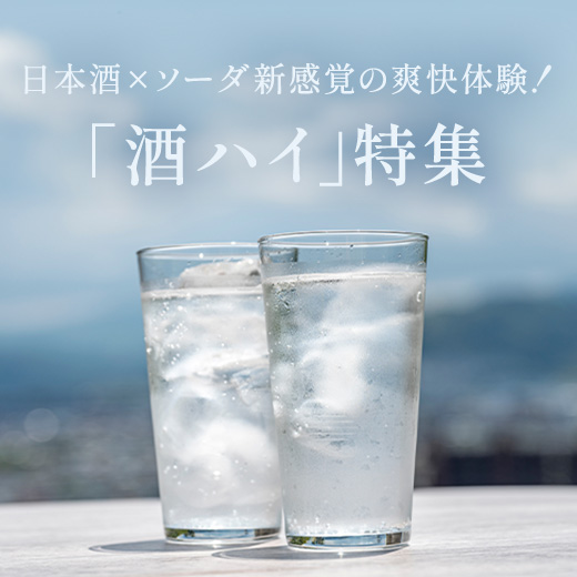 【日本酒×ソーダ＝新感覚の爽快体験！】 「酒ハイ」特集